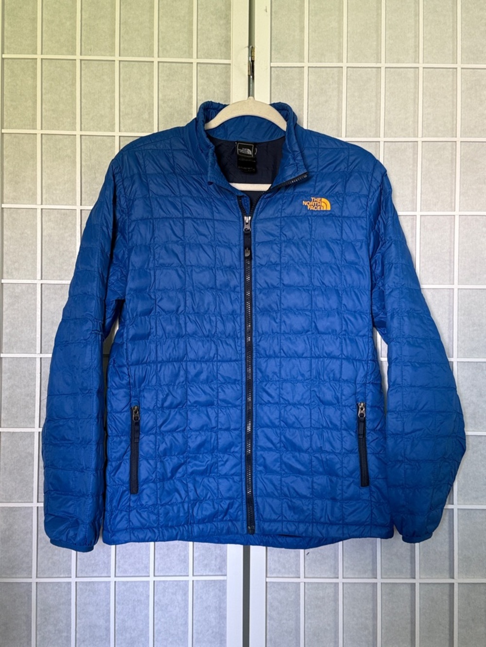 North Face Boy's Thermoball Full Zip Jacket  Blue XL (18/20)